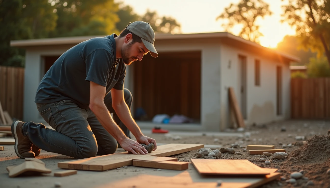 Prix construire garage : budget malin et techniques économiques